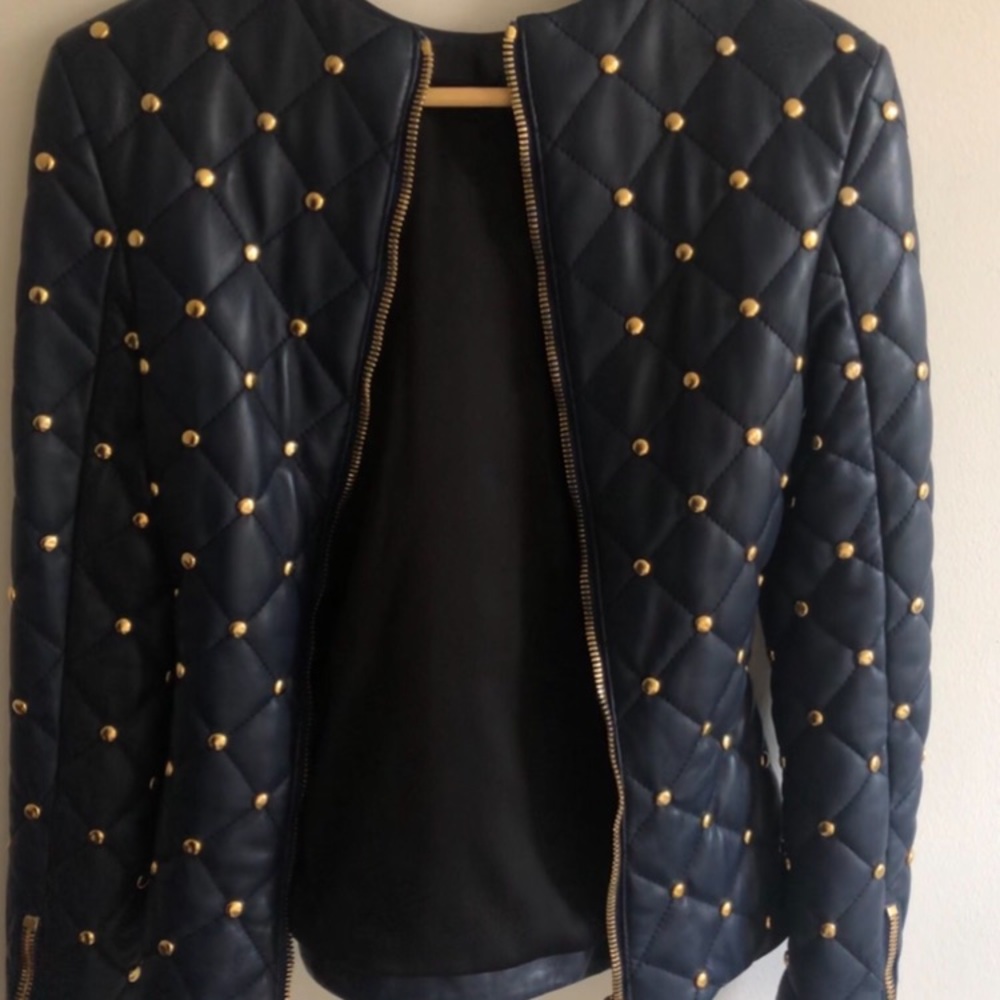 Balmain leather jacket